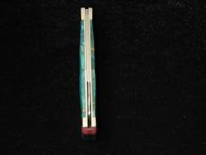 Titusville Cutlery Blue Box Elder Burl Wood Lexingtonian Coffin Jack Knife Rare 1 of 10 COA USA Made