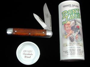 Great Eastern Cutlery GEC Smooth Cocobolo Wood Pony Jack Knife NIT 681221 Made In USA