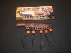 Patch Knife with Leather Sheath New in Box