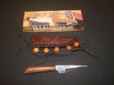 Patch Knife with Leather Sheath New in Box