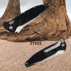 Microtech 160A-1030 SOCOM Elite S/E - 30th Anniversary - Black Handle - Stonewash Blade