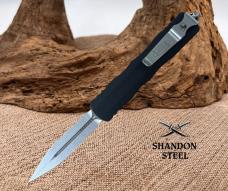 Microtech: Dirac Delta D/E Stonewash Partial Serrated (227-11)