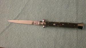 11" Italian Special Order Rams Horn Stiletto