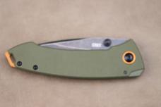 CRKT Burnley Tuna Frame Lock Knife Green G-10 