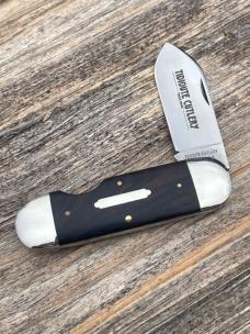 GEC TIDIOUTE 362112-EO EBONY WOOD SUNFISH 1095 CARBON STEEL KNIVE 