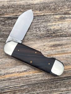 GEC TIDIOUTE 362112-EO EBONY WOOD SUNFISH 1095 CARBON STEEL KNIVE 