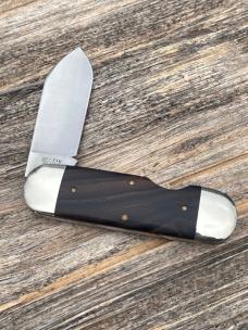 GEC TIDIOUTE 362112-EO EBONY WOOD SUNFISH 1095 CARBON STEEL KNIVE 