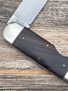 GEC TIDIOUTE 362112-EO EBONY WOOD SUNFISH 1095 CARBON STEEL KNIVE 