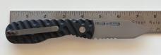 Dalton Gripper Switchblade Knife, Black Handle, By Rob Dalton, Dalton Combat Cutlery, Unused