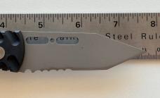 Dalton Gripper Switchblade Knife, Black Handle, By Rob Dalton, Dalton Combat Cutlery, Unused
