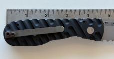 Dalton Gripper Switchblade Knife, Black Handle, By Rob Dalton, Dalton Combat Cutlery, Unused