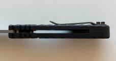 Dalton Gripper Switchblade Knife, Black Handle, By Rob Dalton, Dalton Combat Cutlery, Unused