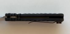 Dalton Gripper Switchblade Knife, Black Handle, By Rob Dalton, Dalton Combat Cutlery, Unused