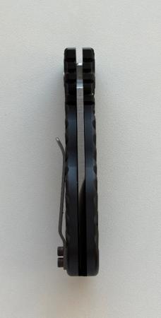 Dalton Gripper Switchblade Knife, Black Handle, By Rob Dalton, Dalton Combat Cutlery, Unused