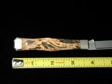 Titusville Cutlery Black Arctic Curly Birch Wood Lexingtonian Coffin Jack Knife Rare 1 of 10 COA USA