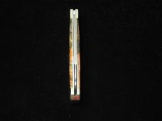 Titusville Cutlery Black Arctic Curly Birch Wood Lexingtonian Coffin Jack Knife Rare 1 of 10 COA USA