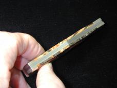 Titusville Cutlery Black Arctic Curly Birch Wood Lexingtonian Coffin Jack Knife Rare 1 of 10 COA USA