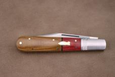 Rough Ryder Reserve Chili Pepper Brown Micarta Granddaddy Barlow Folding Knife RRR046