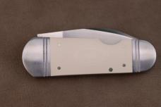 Rough Ryder Reserve Ghost Fish Folding Knife White Micarta RRR040