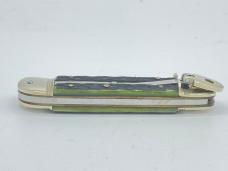HUBERTUS Solingen Germany Green Jig Bone Jack Leverlock Automatic