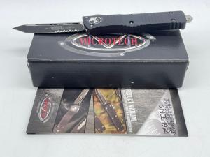 2016 MICROTECH Black Finished ELMAX Combat Troodon T/E Automatic OTF w/ OMP BOX
