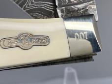 BEAR & SON CHIV223LD Limited Edition Damascus Ivory Jumbo Trapper Knife IN OMP BOX