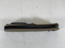 BENCHMADE USA 5000BKSN Mel Perdue Design Tan Axis Lock Auto Presidio w/ OMP BOX