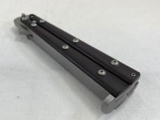 Early/Vintage WALTER ERICKSON Custom Dark Brown Balisong Butterfly w/ Pouch 
