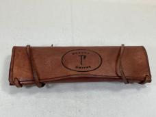Early/Vintage WALTER ERICKSON Custom Dark Brown Balisong Butterfly w/ Pouch 