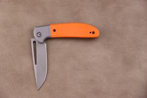 CIVIVI Trailblazer Slip Joint & Thumb Hole Knife G10 & Stainless Steel Handle (2.97" 14C28N Blade) 