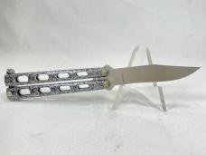 2003 BEAR MGC USA 113 Silver Vein Balisong Butterfly 