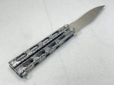 2003 BEAR MGC USA 113 Silver Vein Balisong Butterfly 
