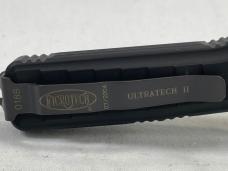 2004 MICROTECH Ultratech II Black Serrated OTF Automatic #188 w/ Sheath