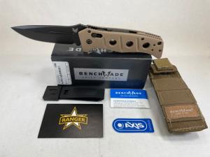 BENCHMADE USA 2750BKSN Sibert Design Tan G10 Axis Lock Auto Adamas w/ OMP BOX