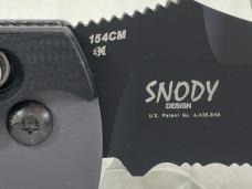 BENCHMADE USA 4200SBK Snody Design Black Axis Lock Auto Resistor w/ OMP BOX