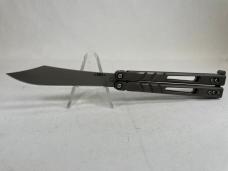 BLADE RUNNER SYSTEMS (BRS) Alpha Beast 3.0 Titanium Balisong Flipper w/ OMP BOX