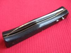 Vintage French FLORINOX Rostfrei Checkered Switchblade Knife  