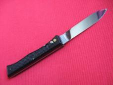 Vintage French FLORINOX Rostfrei Checkered Switchblade Knife  