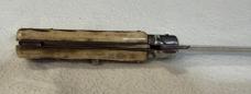 Bargeon Inox Stag Bone Handle Switchblade Knife