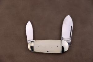 Rough Ryder White Smooth Bone Elephant Toe Folding Knife RR139