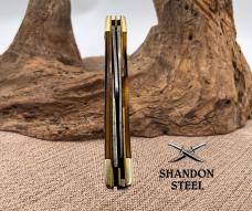 Western USA Vintage 3 Blade Stockman Knife Jigged Delrin 445 A Carbon Steel(131)