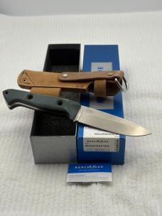Benchmade 162 Bushcrafter Fixed Blade Sheath Knife Made In USA New In Box