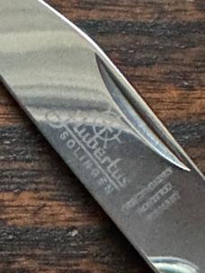 Hubertus 10cm Leverlock Stag Clip Blade