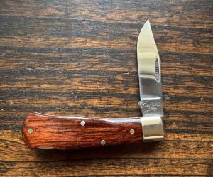 Ka-Bar 1186 Lockback wood handle