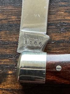 Ka-Bar 1186 Lockback wood handle