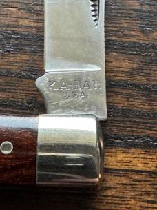 Ka-Bar 1186 Lockback wood handle