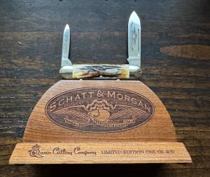 Schatt amp Morgan Presidents Choice Equal End Cigar Stag Two Blade