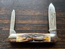 Schatt & Morgan President’s Choice Equal End Cigar Stag Two Blade