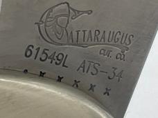 2004 CATTAURAGUS CUT CO 61549L Arrowhead Tested Red Jig Copperlock in OMP BOX