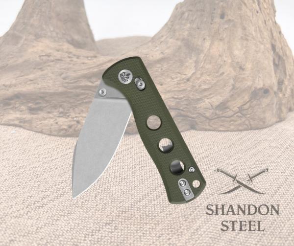 QSP Canary Glyde Lock Olive Green G10 Handle QS150GL-B1 QSP Canary Glyde Lock Olive Green G10 Handle QS150GL-B1